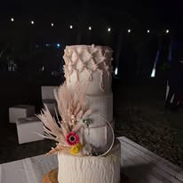 Pastel artístico con texturas elegantes